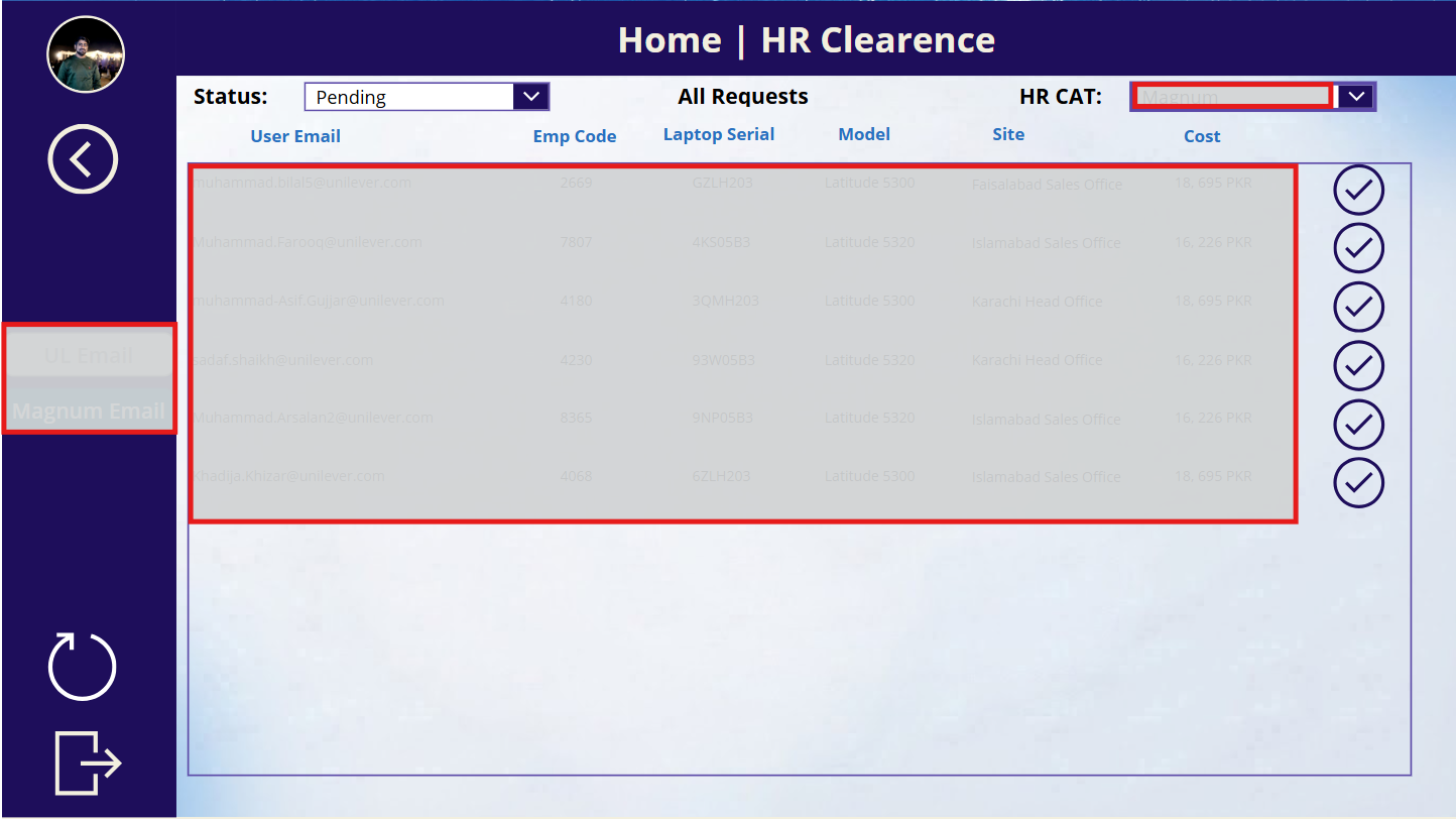 HR Clearance