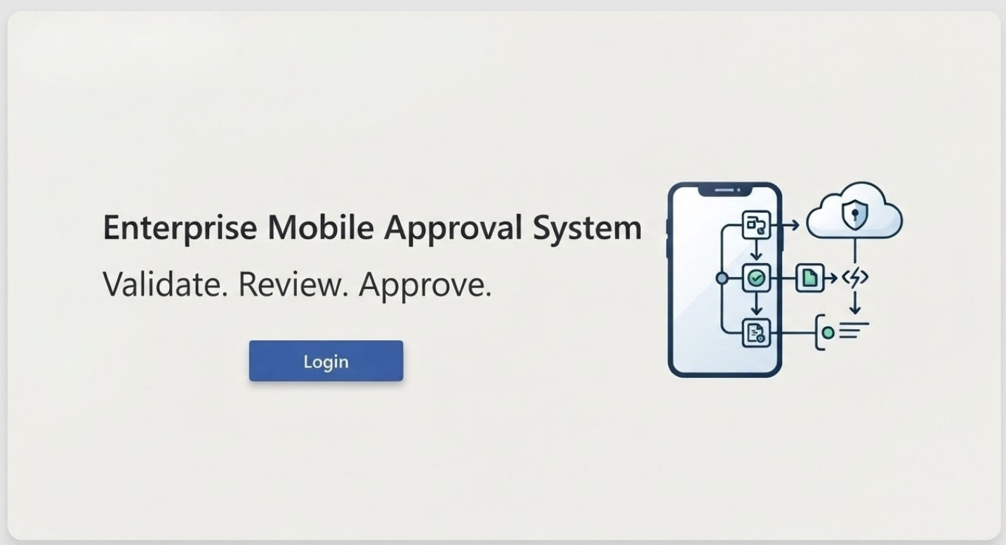 Enterprise Mobile Approval System Preview