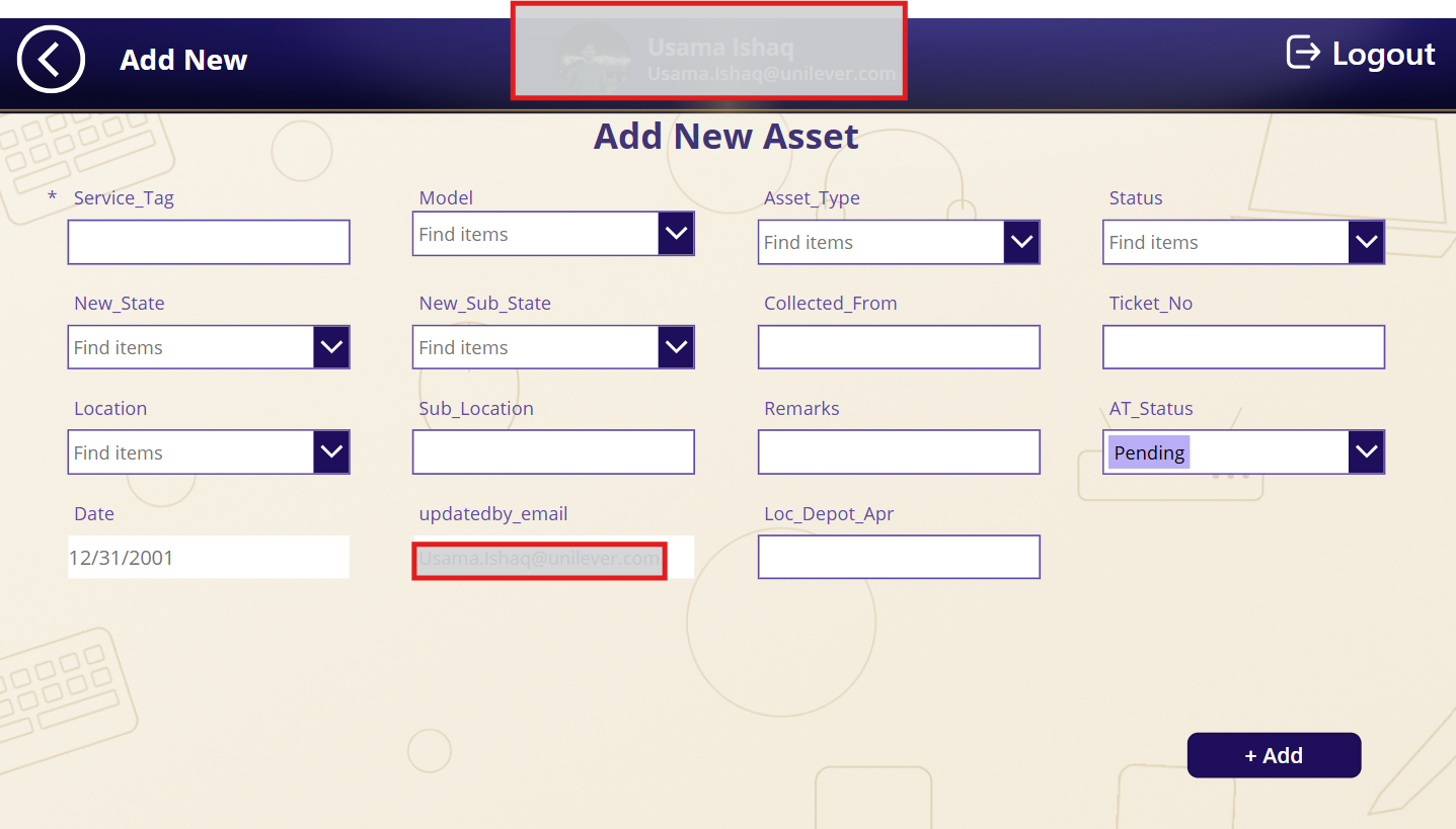 Add Asset